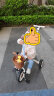 乐卡（Lecoco）儿童三轮车宝宝脚踏车玩具孩子童车2-6岁自行车免充气轮 尼诺S2 -丝绒摩卡 晒单实拍图