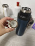 泰福高（TAFUCO）茶水分离保温杯男办公室泡茶杯水杯女316钢大容量温盖子喝水 【一杯两饮款】750ml 午夜蓝 实拍图