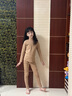 舞东方德绒儿童肤色保暖内衣秋冬季女童舞蹈服肉色加绒打底衣隐形打底衫 肉色-德绒【上衣+裤子】 160 (身高150-160厘米) 实拍图