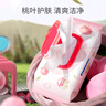 五羊（FIVERAMS） 婴儿护肤柔湿纸巾 婴儿湿巾宝宝柔湿巾干湿两用护理 80抽 6包 实拍图
