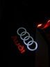 适用于奥迪迎宾灯A6L/A4L/Q5/Q3/Q7/A5/A7A3A8新款装饰车门投影氛围灯改装车门灯 奥迪原车标【单个价】高清高亮不褪色 实拍图
