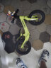 乐卡（Lecoco）儿童平衡车1-3-6岁滑步车自行车无脚踏单车溜溜车 荧光绿  实拍图