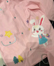 lemonkid儿童雨衣男童女宝宝雨披斗篷式小学生雨具 蒂娜彩虹星星兔 L 实拍图