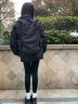 轻骑者书包女大学生大容量背包初中生高中生韩版双肩包时尚简约电脑包男 黑色 晒单实拍图