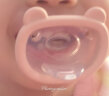 可菲尼（cofene）婴儿安抚奶嘴安睡型宝宝0-3-6个月1岁以上新生儿超软全硅胶防胀气 扁头奶嘴 樱粉（均码） 实拍图