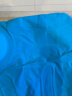 JAJALIN充气枕头旅行枕按压充气便携腰靠垫坐车抱趴枕午睡折叠户外孔雀蓝 实拍图