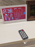 浅檬智能电子WIFI天气预报时钟万年历对时家用数码日历台式钟新年礼物 10寸时钟机-白色+室内温度模块 实拍图