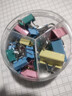 得力(deli)50只多规格票夹套装 彩色长尾夹/燕尾夹 (25mm6只+19mm14只+15mm30只) /筒办公用品 8520 实拍图