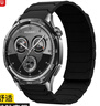 威千图适用华为手表表带gt3/gt2/gt3pro/2pro20MM铠甲勇士款高级感硅胶磁吸丨42/43表盘通用【黑色】  实拍图