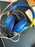 JBL JR460NC 头戴式降噪蓝牙耳机 益智沉浸式无线大耳包玩具英语网课听音乐学习学生儿童耳机 湖水蓝 实拍图