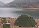 牧高笛（MOBIGARDEN）帐篷 户外露营防风防雨徒步双层三人帐篷晴日3 NX22561011 橄榄绿 晒单实拍图