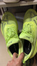 特步【2000公里二代】跑鞋男两千公里耐磨回弹跑鞋体考竞训女跑步鞋 荧光青柠绿/黑 男-建议拍小半码 41 实拍图