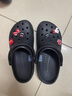 crocs卡骆驰檀健次同款洞洞鞋男沙滩鞋|10001 黑色-001 36/37(220mm) 实拍图