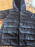 迷你巴拉儿童羽绒服男女童厚款保暖连帽棉服防风保暖羽绒外套【防水透湿】 黑色90001 【白鸭绒-1000+洁净度】 100 【充绒量35.6g】 实拍图