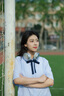 坤随 小长柄领结jk免打纯色蝴蝶结领花女学生百搭制服衬衫领绳细窄版 小长柄蝴蝶结领花藏青色1个 实拍图