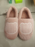 京东京造家居包脚棉拖鞋轻简毛绒保暖包跟棉拖鞋女款 花簇粉40-41 JZ-3222 实拍图