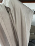 无印良品（MUJI）女式 麻混 弹力 直筒裙 长半身裙女春款裙子半裙 中长裙 女装 浅灰色 L (165/70A) 实拍图