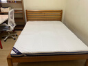 红豆乳胶床垫加厚记忆棉榻榻米抗压单双人家用宿舍床褥子床垫子 R白蓝（厚度约6cm） 150cm*200cm 实拍图
