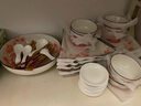 古莜碗盘餐具整套 年夜饭碗碟套装团圆餐具套装盘子碗蛇年乔迁拼盘 实拍图