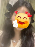 物归物丝绒黑色蝴蝶结发发圈头绳发饰日韩女发卡边夹 颜色随机一对装 实拍图