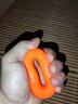 HUWAIREN握力器硅胶握力圈握力球康复训练手球器材练手力老人儿童手力手劲 橙色50-60磅（女士进阶或男生用 实拍图