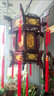 百简 木制灯笼旋转走马宫灯中式仿古大红灯笼装饰实木宫廷灯新年吊灯 45三层黄八仙（一个） 实拍图