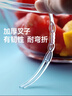 美丽雅水果叉100支 一次性叉子食品级 儿童甜品蛋糕果盘小签子 实拍图