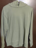 无印良品（MUJI）男女通用 紧密编织毛圈 套头卫衣 男式 女式 无性别 ABI06A2S 卡其绿 XXS-XS 150/72A 实拍图