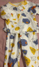 纤丝鸟（TINSINO）男童睡衣儿童家居服中小童夏季纯棉薄款衣服 可爱小熊头绿色130 晒单实拍图