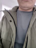 罗蒙（ROMON）秋冬加棉加厚外套男士青年棉衣服休闲连帽工装款防风夹克冲锋衣男 M1121军绿色 2XL 实拍图