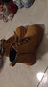 英贝米尼宝宝马丁靴秋冬季加绒小童英伦风靴子儿童大黄靴男童短靴女 驼色【秋冬加绒保暖款】 25 码内长16.0CM适合脚长约15.5CM 实拍图