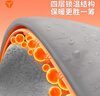雅迪（yadea）电动车挡风被电瓶车挡风被冬季加厚电瓶车挡风保暖标准款—印花款 实拍图