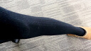 百图betu女装春夏新款半身裙学院风显瘦及膝压褶半身裙女2302T53 灰色 S 实拍图