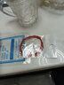XD细款玉坠绳子吊坠挂绳蜡皮绳男女款翡翠蜜蜡水晶挂件绳红黑项链绳 幸运红 实拍图