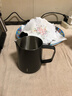 SIMELO咖啡杯拉花缸咖啡拉花杯304不锈钢奶泡杯600ML黑灰色旗舰版 实拍图