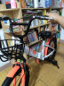 凤凰儿童自行车6-10-15岁男女学生折叠单车中小学生童车 一体轮-白橙色 20寸-适合身高135以上选择 晒单实拍图