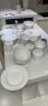 斯凯绨（Sky Top）碗盘碟陶瓷餐具套装骨瓷纯白8人份家用乔迁礼盒包装46头 晒单实拍图