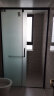 舰籁定制淋浴房干湿分离卫生间太空铝隔断一字型推拉门浴室钢化玻璃门 磨砂玻璃+10元/平方 不含蒸汽 晒单实拍图
