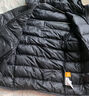 雪中飞童装儿童羽绒服秋冬新款男童中大童女童网格衬衫式轻薄羽绒服 高级灰 130 实拍图