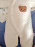 贝瑞加（Babyprints）婴儿连体衣秋冬季保暖宝宝衣服加厚夹棉长袖爬服亲肤柔软 棕80 晒单实拍图