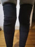 恒源祥保暖护膝羊绒毛老寒腿男女士中老年人关节炎加厚加绒秋冬膝盖防寒 高山羊绒-秋冬加厚款-两只装 M码 【适合体重80-110斤】 实拍图