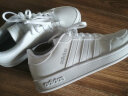 adidas BREAKNET休闲网球文化板鞋小白鞋女子阿迪达斯官方轻运动 白色/银金属 38 晒单实拍图