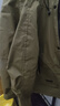 罗蒙（ROMON）秋冬加棉加厚外套男士青年棉衣服休闲连帽工装款防风夹克冲锋衣男 M1120卡其色 XL 实拍图