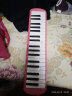 奇美QIMEI 37键教学推荐 帆布软包 口风琴安喆（粉色、配吹奏说明） 实拍图