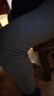 浪莎秋裤男单件纯棉薄款羊毛抑菌护膝男士棉毛裤保暖线裤衬裤深灰 XXL 实拍图