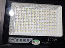 亚明照明亚明LED投光灯厂房照明超亮防水射灯100瓦200w户外足瓦暖光泛光灯 100W白光-LED足瓦高亮投光灯 实拍图
