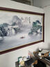【山水装饰画】客厅沙发背景墙山水鸿运当头办公室床头风景国画 576流水生财 E：长2.4米X高1.2米  【特大号】 实拍图