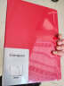 齐心（Comix）114张 B5皮面方格笔记本\日记本\记事本 Compera时空手账本C8041 红色 实拍图