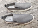 七匹狼帆布鞋男休闲鞋夏季冰丝布鞋防水雨伞布一脚蹬鞋子男透气休闲板鞋 9443灰色 41 实拍图