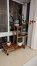 华观家居（Home Giving Furniture）多层实木花架阳台置物架室内花架子客厅落地式多肉绿萝花盆植物架 A款碳色带轮 实拍图